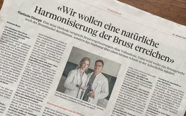 Zeitungsausschnitt mit Überschrift 